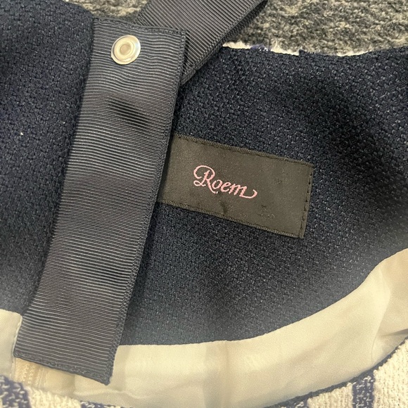 Roem Blue and White Striped Dress Size Small - Picture 6 of 8